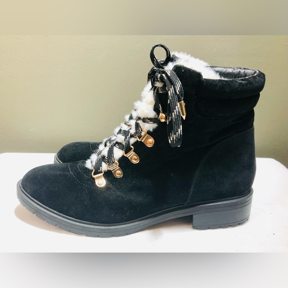 Lot 2 Boots Lexi & Abbie Hally Faux Fur Boot + Very Volatile Fringe Boot Size 8M - Picture 11 of 16